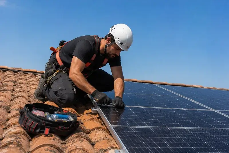 Maintenance et monitoring de panneaux solaires à Arâches-la-Frasse